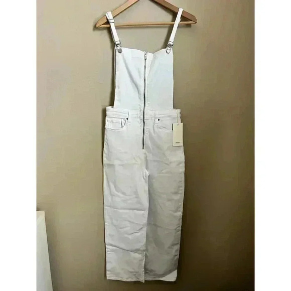 Hudson Avalon Overalls White Size 28 - Picture 9 of 15